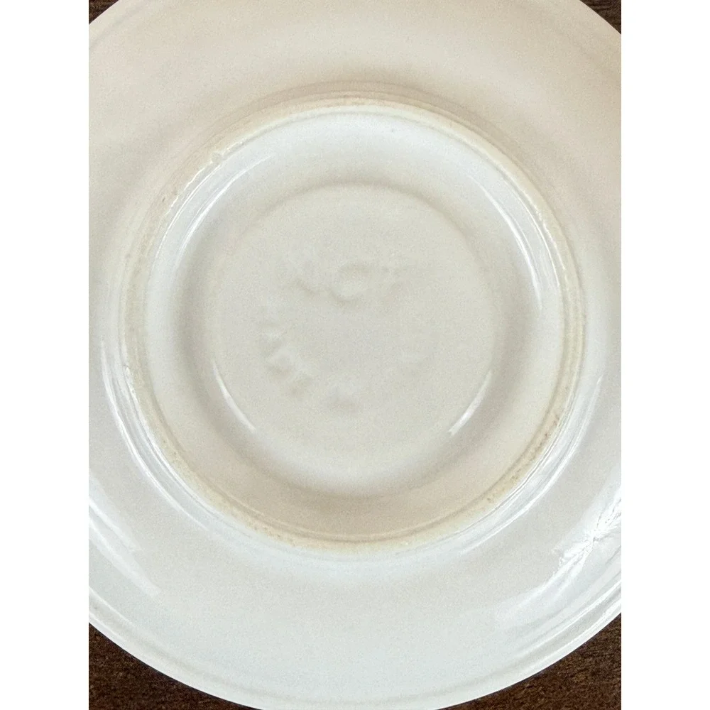 ACF Italy White‎ Stackable Demitasse Espresso Cups and Saucers Set of THREE